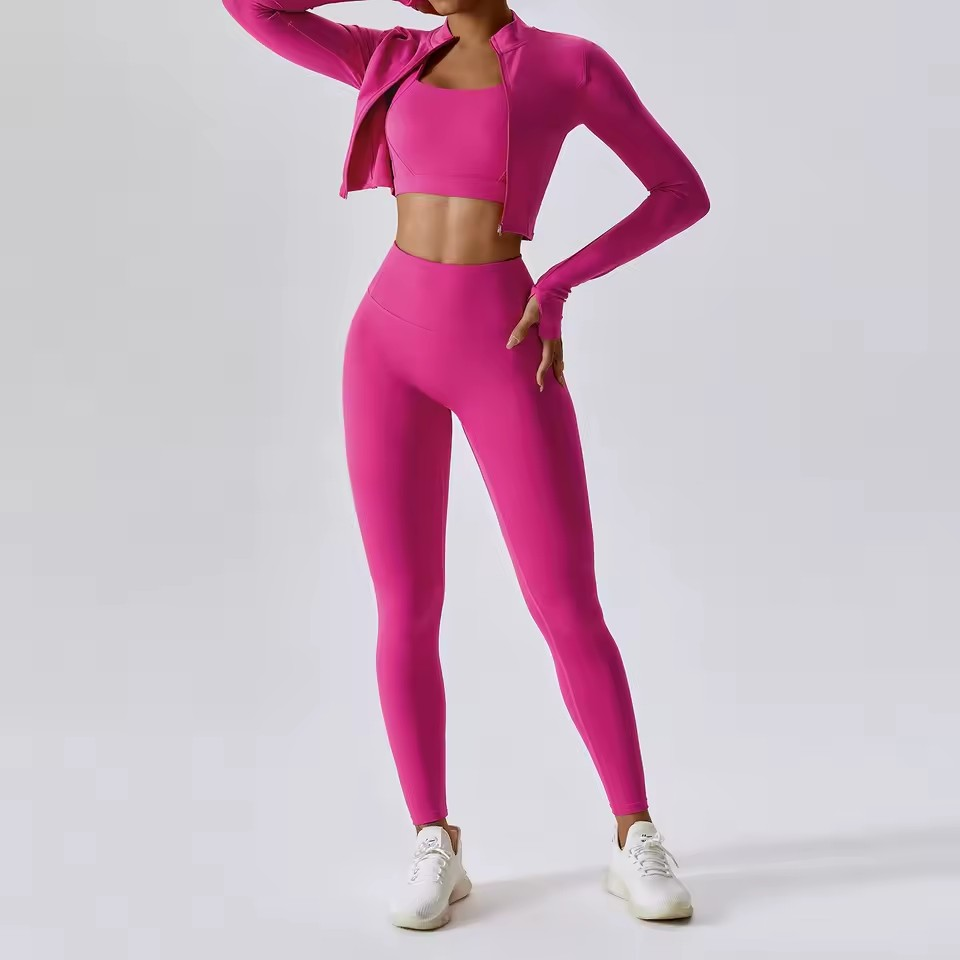 Three-Piece Yoga Set