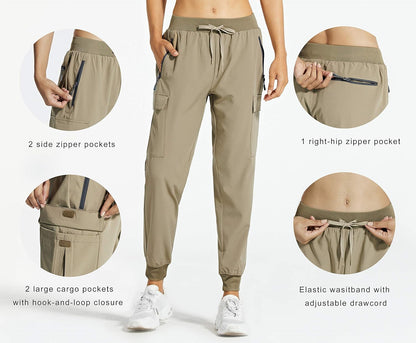 Athena Apparel® Women's Lightweight Cargo Sweatpants